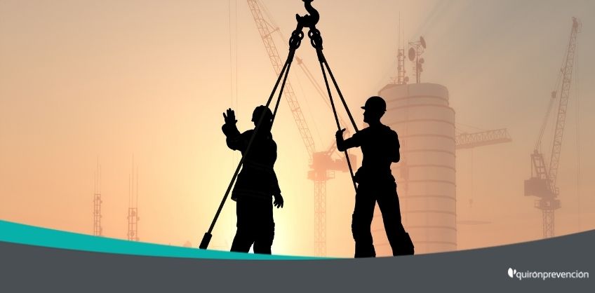 silueta de personal construcción imagen grande