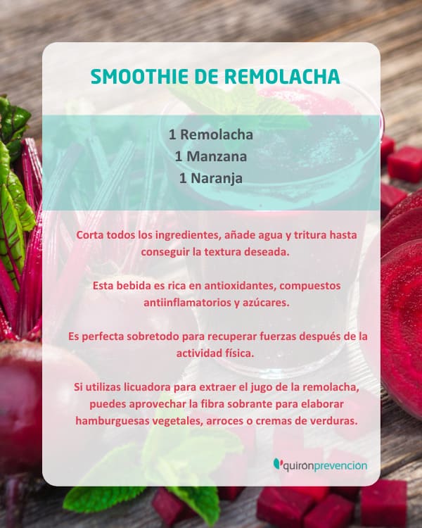 Smoothie de remolacha