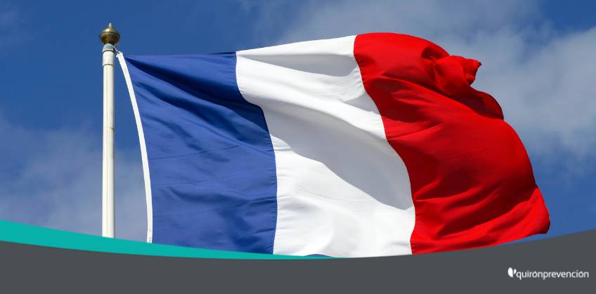 Bandera Francia imagen grande